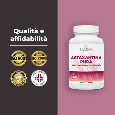 Астаксантин 18mg - 270 капсули | Bandini Pharma - Италия