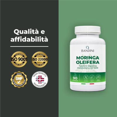 Моринга - 90 капсули | Bandini Pharma - Италия