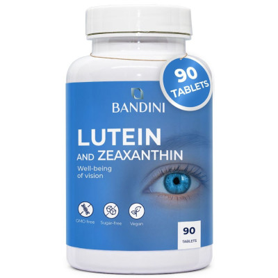 Лутеин и Зеаксантин - 90 таблетки | BANDINI Pharma - Италия