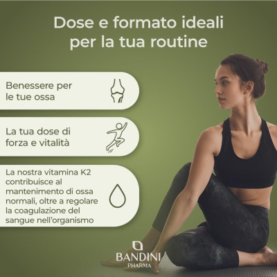 К2 МК-7 - 30ml | Bandini Pharma - Италия