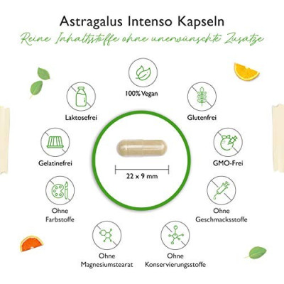 Астрагалус 700mg с Пиперин - 180 капсули | Vit4ever