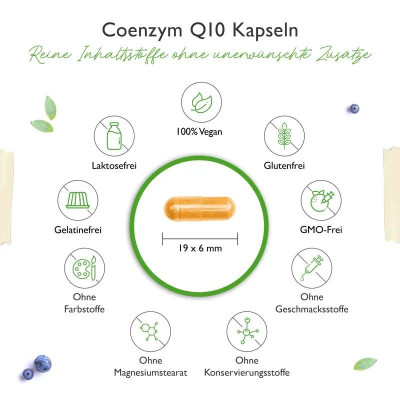 Coenzyme Q10 / Коензим Q10 250mg - 120 капсули | Vit4ever - Германия