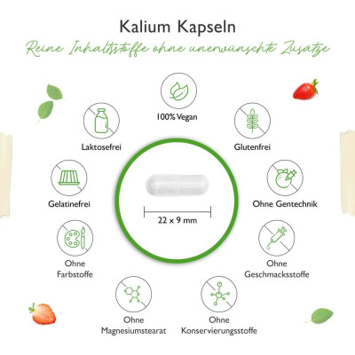 Калий (цитрат) 400mg - 240 капсули | Vit4ever - Германия