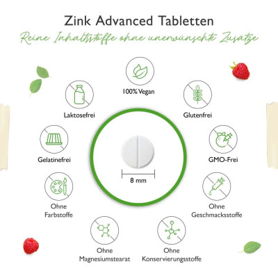 Цинк бисглицинат 25mg с Л-хистидин - 400 таблетки | Vit4ever - Германия