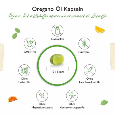Масло от риган (80% карвакрол) 150мг - 120 капсули | Vit4ever - Германия