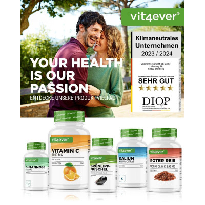 Меден глюконат 2mg - 365 таблетки | Vit4ever - Германия