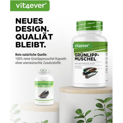 Зеленоуста мида 600mg - 365 капсули | Vit4ever - Germany