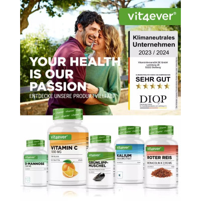 Coenzyme Q10 / Коензим Q10 250mg - 120 капсули | Vit4ever - Германия