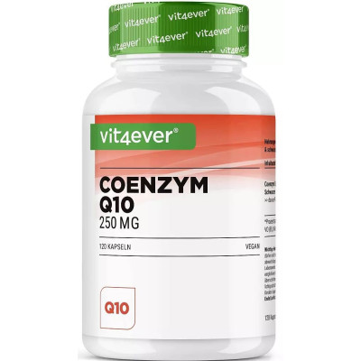 Coenzyme Q10 / Коензим Q10 250mg - 120 капсули | Vit4ever - Германия