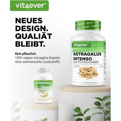 Астрагалус 700mg с Пиперин - 180 капсули | Vit4ever