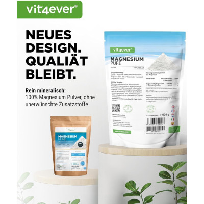 Магнезиев цитрат на прах - 600gr | Vit4ever - Германия