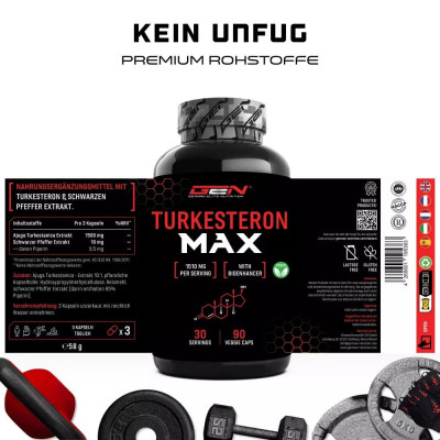 Turkesteron Max / Туркестерон Макс 503mg - 90 капсули | GEN - Германия