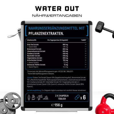 WATER OUT - Комплекс против задържане на вода - 180 капсули