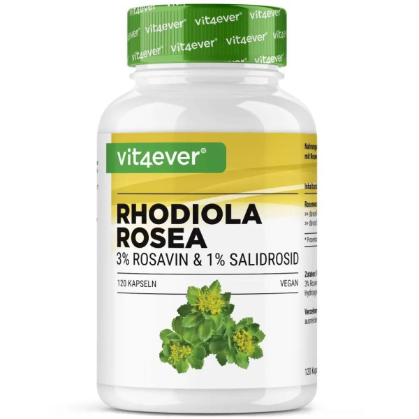 Родиола Розеа екстракт 500mg - 120 капсули | Vit4ever - Германия
