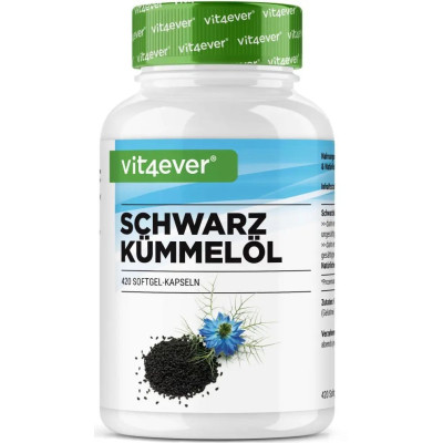Масло от черен кимион 500mg - 420 капсули