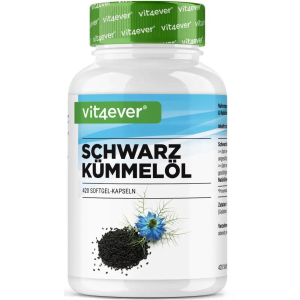 Масло от семена на черен кимион 500mg - 420 капсули