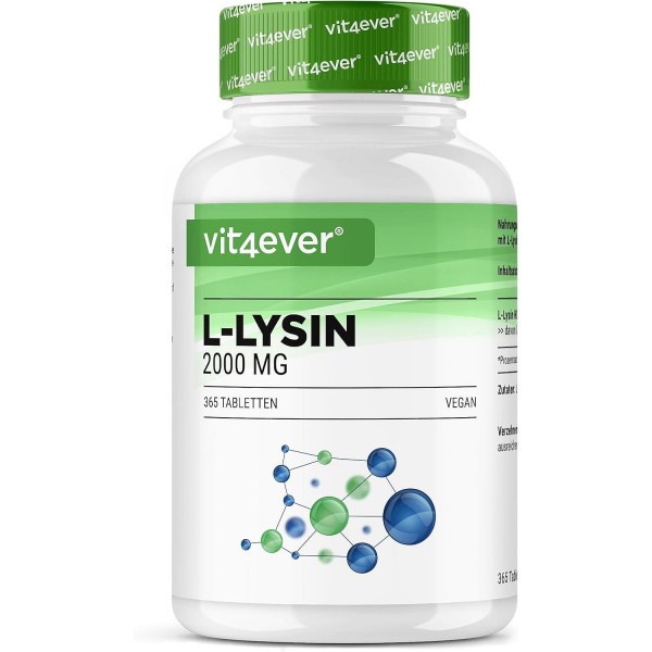 Л-Лизин 1000mg - 365 таблетки | Vit4ever - Германия