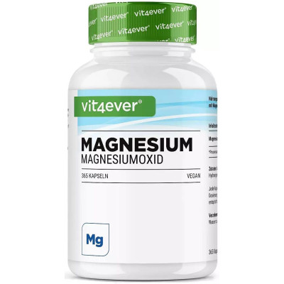 Магнезиев оксид 400mg - 365 таблетки | Vit4ever