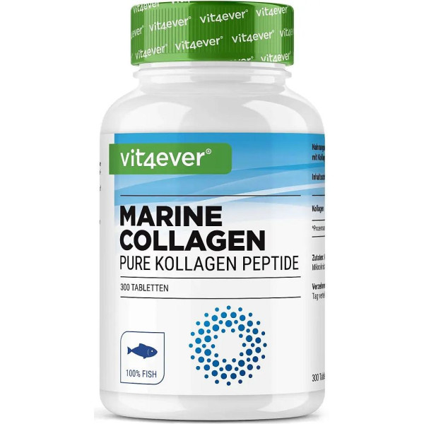 Морски колаген 500mg - 300 таблетки | Vit4ever - Германия
