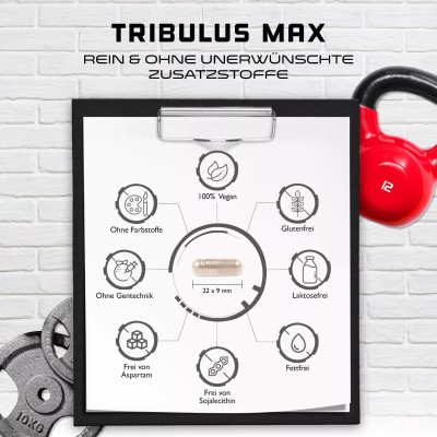 Тribulus Max / Екстракт от бабини зъби 750mg - 180 капсули |German Elite Nutrition - Германия