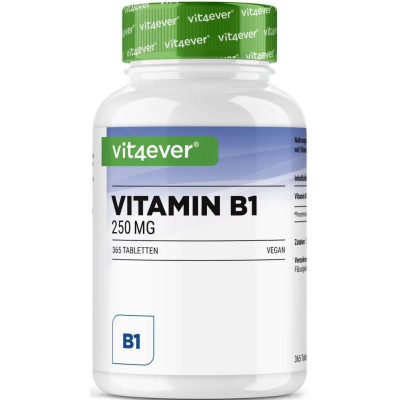 Витамин Б1 250mg - 365 таблетки | Vit4ever - Германия