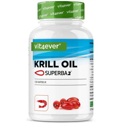Масло от крил Superba® 500mg (Омега-3) - 120 капсули | Vit4ever - Германия