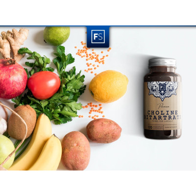 Холин битартрат 700mg - 120 капсули | Focus Supplements - UK