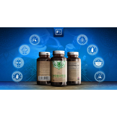 Инозитол, фолиева киселина и хром 500mg - 90 таблетки | Focus Supplements - UK