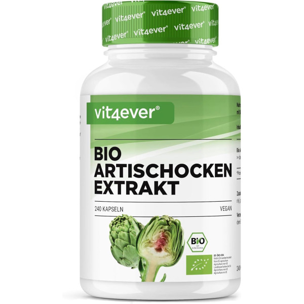 Артишок 600mg (15mg цинарин) - 240 капсули | Vit4ever - Германия