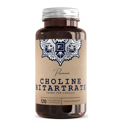 Холин битартрат 700mg - 120 капсули | Focus Supplements - UK