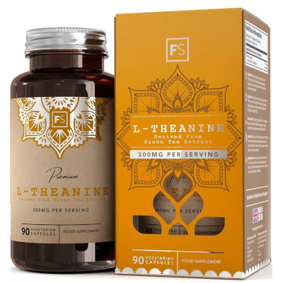 Л-Теанин (екстракт от зелен чай), 150mg - 90 капсули | Focus Supplements - UK