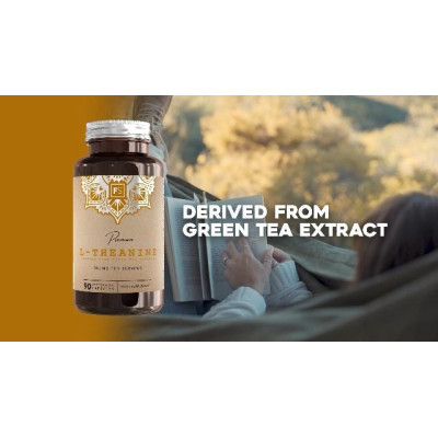 Л-Теанин (екстракт от зелен чай), 150mg - 90 капсули | Focus Supplements - UK
