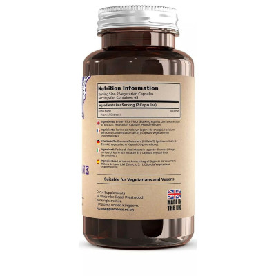 Херициум лъвска грива 500mg (5:1 екстракт) - 180 капсули | Focus Supplements - UK