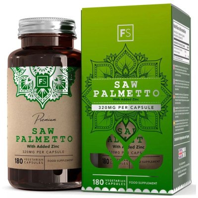 Сао палмето екстракт и цинк - 180 капсули | Focus Supplements UK