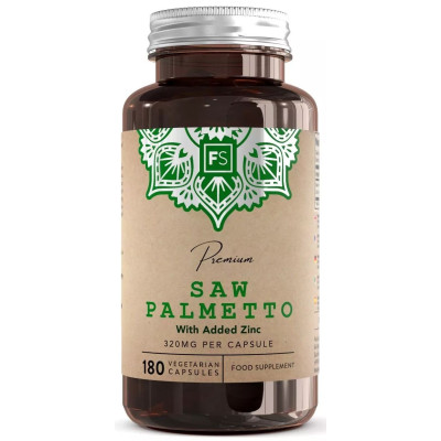 Сао палмето екстракт и цинк - 360 капсули | Focus Supplements UK