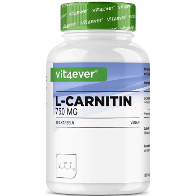 Л-Карнитин 750mg - 180 капсули | Vit4ever - Германия