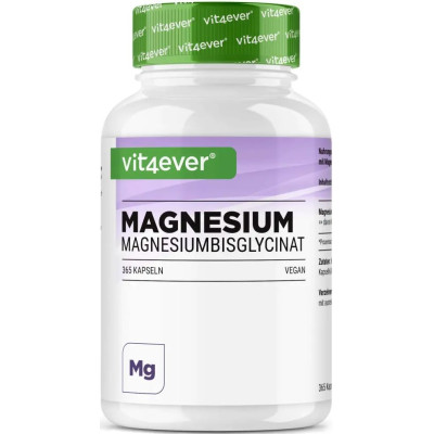 Магнезиев бисглицинат 775mg - 365 капсули | Vit4ever