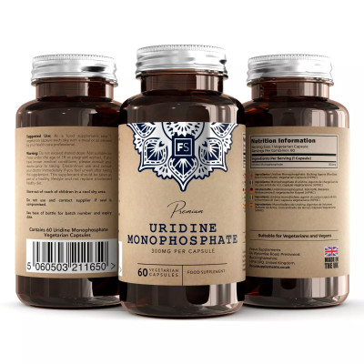 Уридин Монофосфат 300mg - 60 капсули | Focus Supplements - UK