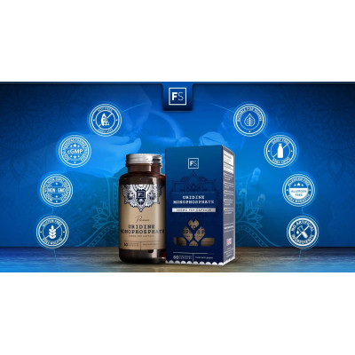 Уридин Монофосфат 300mg - 60 капсули | Focus Supplements - UK