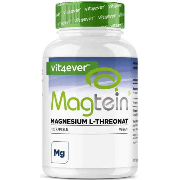 Магнезий Л-Треонат Magtein® 500mg  - 120 капсули | Vit4ever - Германия
