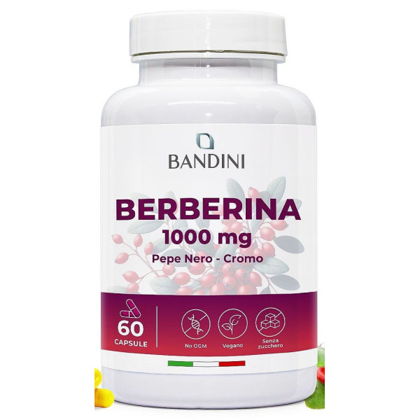Берберин с хром и пиперин - 60 капсули | Bandini Pharma - Италия