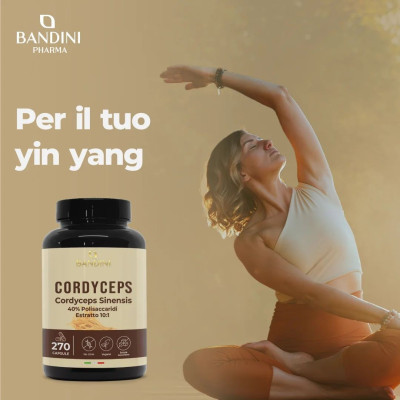 Кордицепс 650mg - 270 капсули | Bandini Pharma - Италия