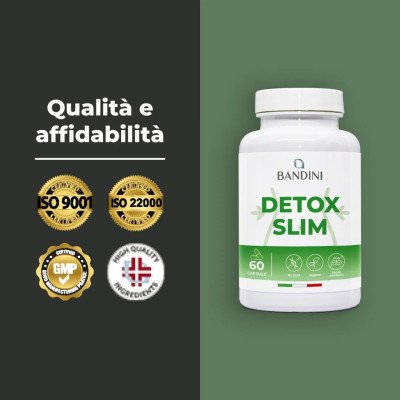 Detox Slim - 60 капсули | Bandini Pharma - Италия
