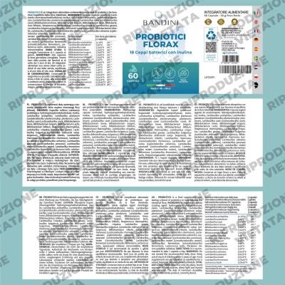 Florax пробиотичен комплекс - 60 капсули | Bandini Pharma - Италия