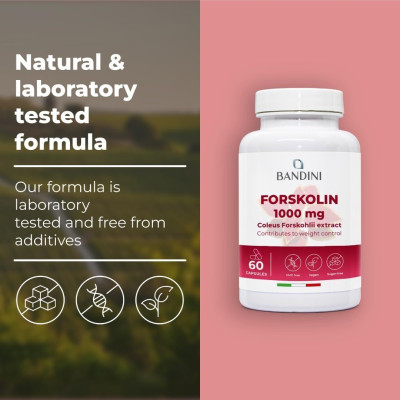 Форсколин 500mg - 60 капсули | Bandini Pharma - Италия