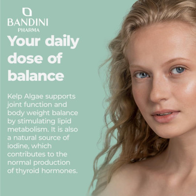 Йод от кафяви водорасли (фукус) 225mcg - 365 таблетки | Bandini Pharma - Италия