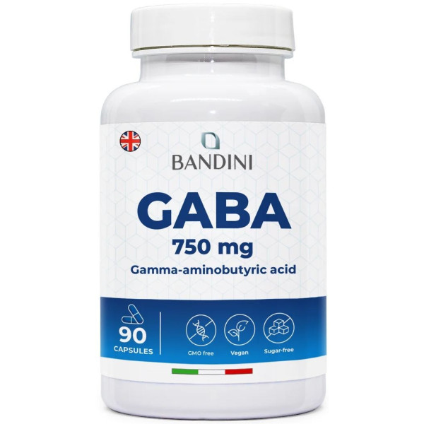 ГАБА (GABA) 375 mg - 90 капсули | Bandini Pharma - Италия