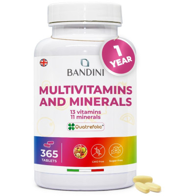 Комплекс мултивитамини и минерали - 365 таблетки | Bandini Pharma - Италия