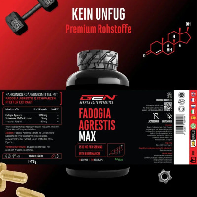 Фадогия агрестис екстракт (за мъжка потентност) - 120 капсули x 500 mg