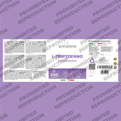 Л-триптофан 500mg - 240 капсули | Bandini Pharma - Италия